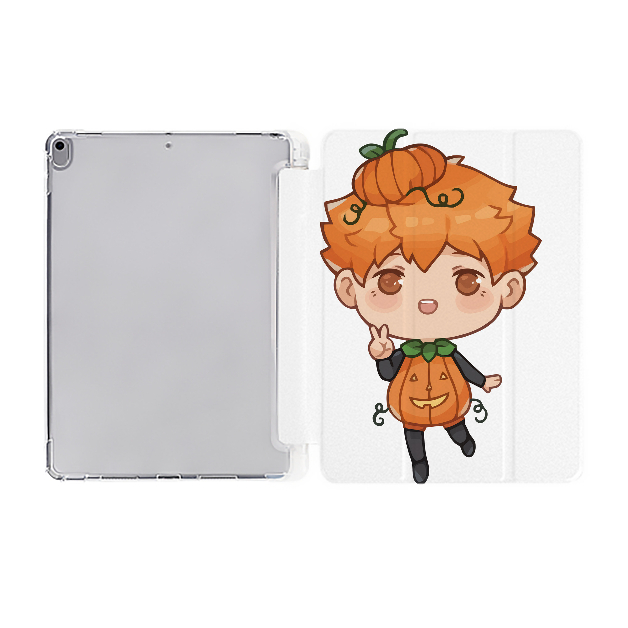 （画像用） ハイキュー!! Haikyu!! IPad ケース ペン収納付き 三つ折りスタンド PUレザー×シリコン 対応機種9.5/10.5/10.9インチ